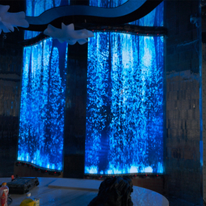 P6 linh hoạt màn hình LED bảng điều chỉnh tầm nhìn thông minh dính dính pha lê LED phim màn hình hiển thị cho tổ chức sự kiện cho thuê sân khấu bối cảnh - Product Image 1