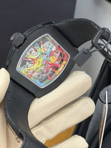 Montre Homme de Luxe Super Mouvement Mécanique en Fibre de Carbone Ultra-légère avec Cadran Haut de Gamme et Bracelet en Tissu - Product Image 6