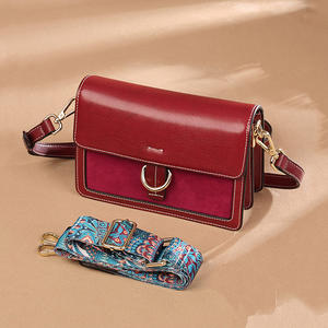 Bolso de Mano Tipo Cubo de Cuero Genuino para Mujer, Impermeable, con Cierre de Cremallera y Hebilla, Versátil, Elegante, Estilo Bandolera, a la Moda - Product Image 2