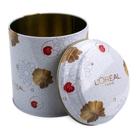 Boîte à parfum solide ronde à motif floral, best-seller, boîte cosmétique en métal, cadeau de festival, Noël, Saint-Valentin, rangement de bijoux