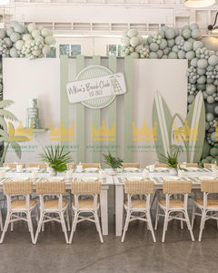 Chaise pour enfants en rotin faite à la main, écologique, pour événements, mobilier pour enfants en osier naturel pour fête, mariage - Product Image 3