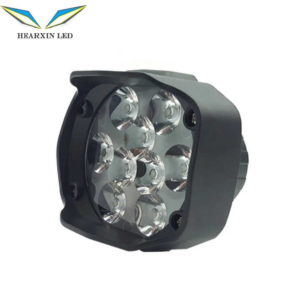 HearxinLED 9 LED Auxiliary Headlight For Motorcycle Spotlights Lamp Vehicle 9LED Auxiliary Headlight Electric Car Lights