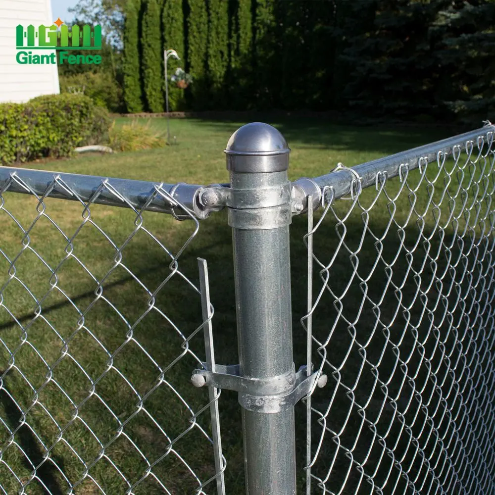 Factory Wholesale Hot Dip Galvanized Foot Chain Link Fence Low Maintenance Steel Wire with Carbon Steel Frame for Gate Wire Use