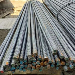 חומר בניין Hrb500b מגולגל חם מעוות ברזל חיזוק פלדה מגולגלת בר עגול - Product Image 2