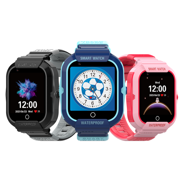 4G Kids Smartwatch with SOS Call & Video Chat - 1.4" Touch Screen, SIM Slot for Android/iOS