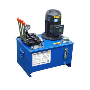 Cylindre à huile bidirectionnel haute pression, petite station hydraulique avec pompe manuelle, unité d'alimentation électrique, outils hydrauliques miniatures - Product Image 1