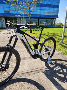 Bicicleta Eléctrica de Montaña de Carbono de <span class=keywords><strong>29</strong></span> Pulgadas 48V Batería de Litio 840Wh Suspensión Total Motor Central Bafang 250W 500W para Hombre - Product Image 2