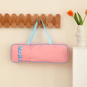 Sac de rangement portable pour Mahjong rose pour femmes, personnalisé en gros, style tendance, en nylon avec fermeture éclair - Product Image 6
