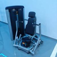 Máquina de Ejercicios para Pecho con Asiento Acolchado de PU y Múltiples Posiciones, Entrenador de Fitness para Interiores, Máquina para Moldear la Parte Superior del Cuerpo