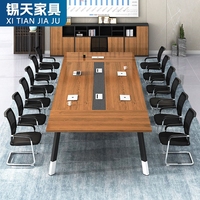 Ensemble de chaises de table de conférence modernes et luxueuses XTHYZ-022 bureau de direction pour salle de conférence en panneau de mélamine durable