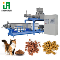 Nouvelle ligne de production d'extrusion automatique de croquettes pour animaux de compagnie en acier inoxydable, ligne de production de granulés d'aliments pour chiens