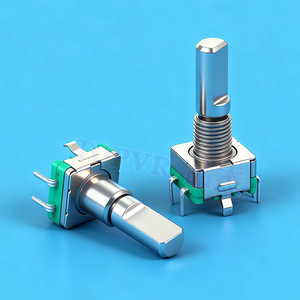 Encodeur numérique incrémental rotatif TOPVR EC11 à <span class=keywords><strong>5</strong></span> broches, type poussoir vertical, 360 degrés, pour menu de réglage du volume - Product Image 1