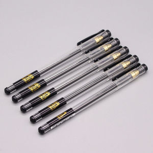 Stylo gel Chenguang 0,5 mm encre noire pour étudiants et bureau AGP69208 Corps en plastique rechargeable - Product Image 1