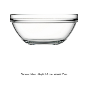 Bol en verre trempé empilable Chef's 9 cm Pasabahce - Product Image 3