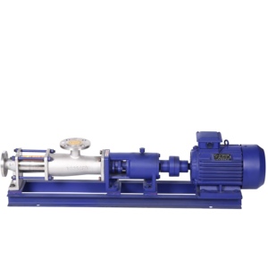 Bomba de transferencia de lodos de acero inoxidable de 1 pulgada para alimentos, tipo tornillo G20-2, para importación y exportación - Product Image 1