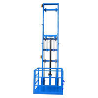 Plateforme élévatrice verticale à rail, livraison rapide, élévateur de marchandises hydraulique fixe pour intérieur et extérieur, tables élévatrices