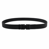Ceinture tactique de haute qualité en nylon élastique de 1,5 pouces, multicolore, avec boucle à dégagement rapide en alliage, pour une utilisation en extérieur, pour hommes