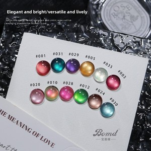Esmalte de uñas de Gel UV de ojo de gato de etiqueta privada TPO & Hema Free Nagellak LED líquido no tóxico esmalte de Gel de larga duración para salón de uñas - Product Image 4