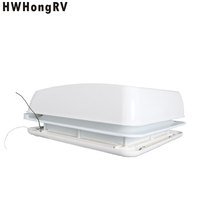 Ventilateur de toit bidirectionnel pour camping-car HW-JYV280A blanc 12V 280x280 mm pour camping-car, caravane, remorque