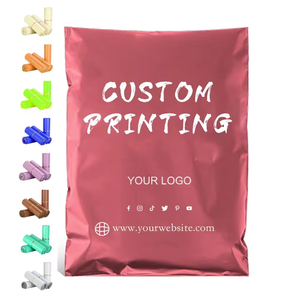 Bolsa de Mensajería Express con Impresión de Código QR, Bolsa de Polietileno de Color Personalizado, Embalaje de Envío Ecológico de Polietileno para Ropa - Product Image 1