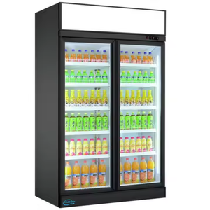 Réfrigérateur commercial à double porte vitrée LF-600 avec contrôle numérique de la température, étagères réglables et dégivrage automatique pour la réfrigération - Product Image 4