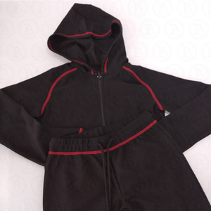2025 Waffle <strong>Knit</strong> Hoodie <strong>Sets</strong> Tracksuits Custom logo Workout Fitness Jacket Hoodie Flare Pant Jogger Tracksuit <strong>Set</strong> - Product Image 5