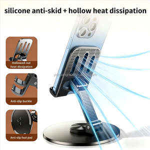 Soporte Multifuncional Flexible de Metal para Teléfono Móvil de Escritorio con Rotación de 360 Grados, Plegable y Altura Ajustable - Product Image 3