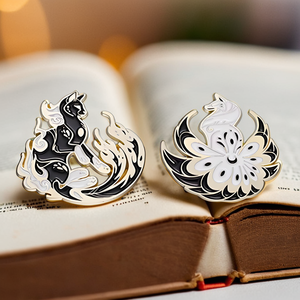 Trung Quốc nhà máy bán buôn huyền diệu tưởng tượng rồng cứng mềm tùy chỉnh men pins vàng mạ ve áo pins cho quần áo - Product Image 3