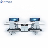Conception ergonomique Console d'opérateur Bureau de sécurité Salle de contrôle Console Table Mobilier