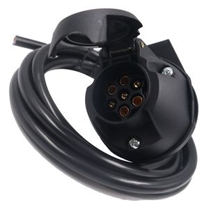 Câble de prise de remorque européenne 7 broches, adaptateur de prise 13 broches pour systèmes électriques de caravanes et de camping-cars - Product Image 4