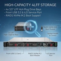 Server Rack HPE ProLiant DL320 Gen11 con Processore Intel Xeon, 64GB DDR5, 8SFF, per Web Hosting e Database, Vendita all'Ingrosso