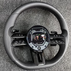 Volante de Cuero Perforado para Mercedes Benz <span class=keywords><strong>Clase</strong></span> A, E, S, C, G, W205, W204, W212, W211, W213, W218, E300, W222 - Product Image 2