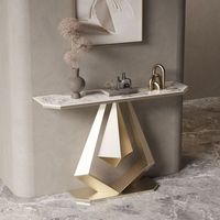 Table console très vendue, style italien moderne, luxe léger, table d'entrée d'angle, meuble de salon, table console pour la maison