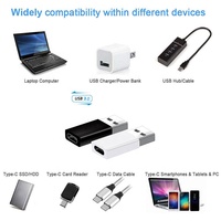 Adaptador OTG Xput USB3.0 Tipo A Macho a USB C 3.1 Tipo C Hembra, Conversor de Señal