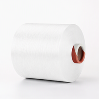 Fil de polyester 100% blanc brut NIM 150D/48F de qualité AA pour tissu tricoté à prix avantageux
