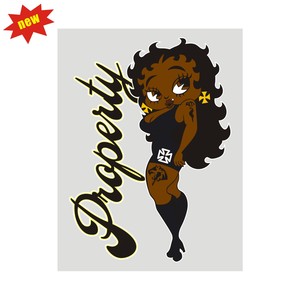 Pas cher Creative Cool Girls <span class=keywords><strong>Sista</strong></span> Design Personnalisé Heat Press Impression Transfert Autocollants Étiquettes Vinyle pour T-shirt - Product Image 1