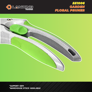 Tijeras de podar DIY 551006 Landing 2026 para jardín y floristería, acero al carbono HRC50, acabado cromado FSC, 225 mm para cortar ramas, OEM - Product Image 3