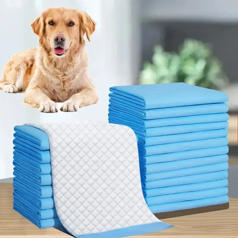 Wholesale Dog Puppy Pads Leak Proof 5 Layer Training Eco Friendly Pet Pee Pads Disposable