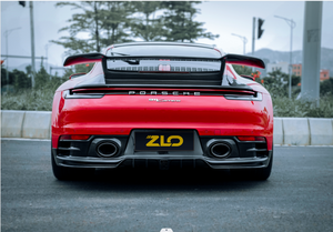 Aile arrière en fibre de carbone <span class=keywords><strong>s</strong></span>èche de style SD pour Porsche <span class=keywords><strong>911</strong></span> 992 Carrera Carrera <span class=keywords><strong>S</strong></span> <span class=keywords><strong>Targa</strong></span> - Product Image 2