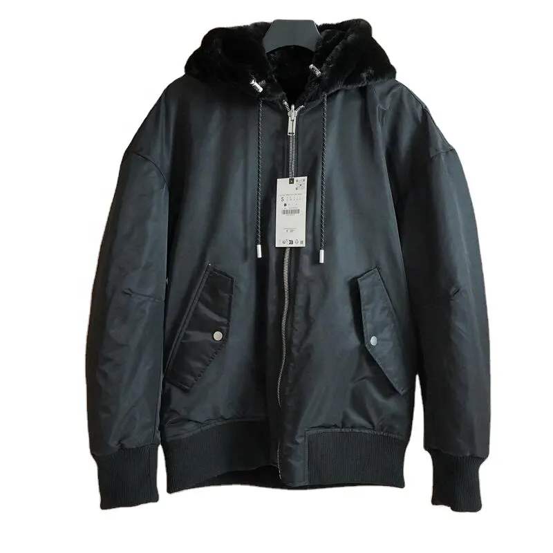 23AW Nouveau manteau de bombardier en fourrure réversible pour hommes ODM Company Order