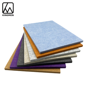 KINGMAN Panneau insonorisant pour mur intérieur <span class=keywords><strong>Isolation</strong></span> phonique en fibre de polyester Entrepôt Échantillon d'utilisation pour salon extérieur - Product Image 1