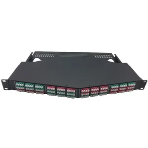 144C 1RU Rack Height MTP MPO 12 To LC Fiber Distribution Center (FDC)Rackmount Termination Boxes