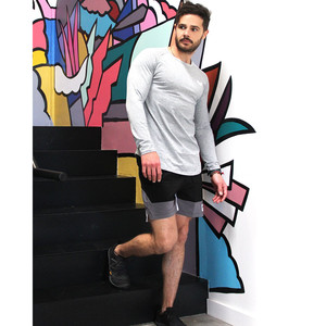 Camisa de Manga Larga para Hombre Academy con Doble Flecha en el Pecho - Gris - Product Image 4