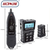 NOYAFA NF-8209 Comprobador de Cables de Red con Pantalla LCD y PoE, Probador de Cables STP/UTP CAT5e/Cat6/Cat3, Diagnóstico de Cableado, Garantía de 5 Años, CE