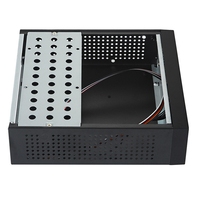 RGEEK Mini ITX Computer Case M06 Mini Desktop Case Convenience PC Case se puede instalar 2,5 pulgadas HD, compatible con placa base de 17x17cm