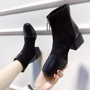 <strong>Women</strong> <strong>Boots</strong> Fashion Square Toe <strong>s</strong> for <strong>Women</strong> Short <strong>Boots</strong> <strong>Women</strong> <strong>Low</strong> <strong>Heel</strong> <strong>Ankle</strong> <strong>Boots</strong> - Product Image 4