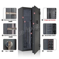 215 kg Caja Fuerte Black Safes 2 Stunden feuerfeste Pistole Safe und Hand feuerwaffen können in die Tasche gesteckt werden