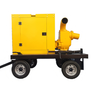 Self Priming Centrifugal <b>Water</b> <b>Pump</b> 4 Inch Self Priming High <b>Water</b> Self Priming <b>Pump</b> With Trailer - Product Image 5