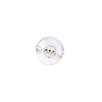 Douille de lampe ronde E27 pour usage domestique, en PP blanc, 6A, douille d'ampoule 250V, accessoires de lustre