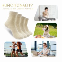 Chaussettes en tricot torsadé douces et chaudes en mélange de coton antibactérien pour femmes, idéales pour la maison, le bureau, le quotidien et les journées froides